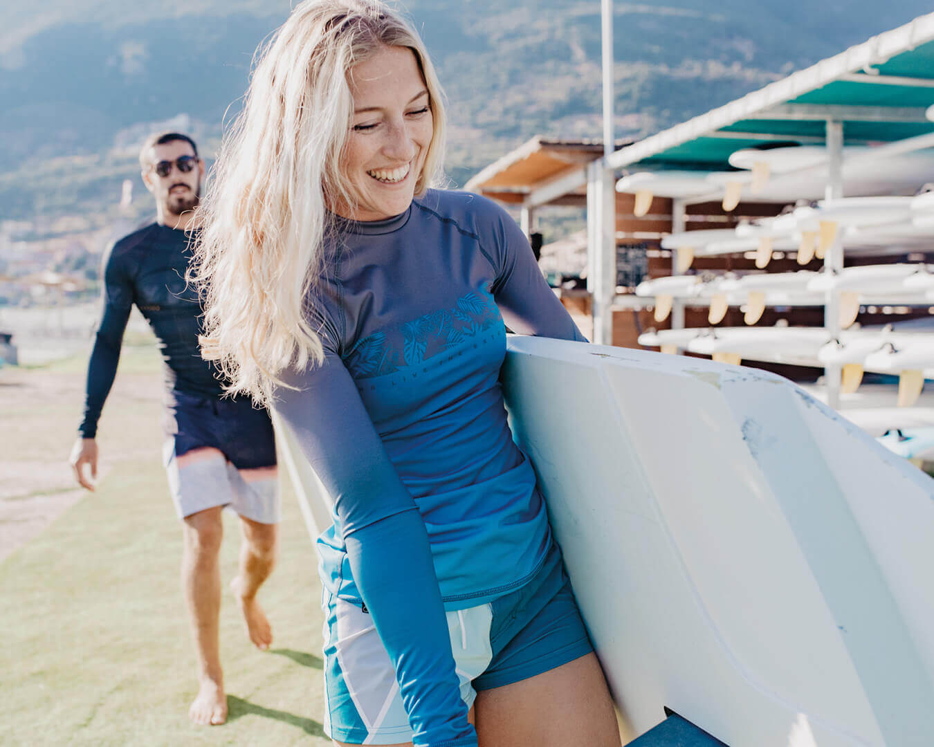 OCEANR sustainable custom rash guards