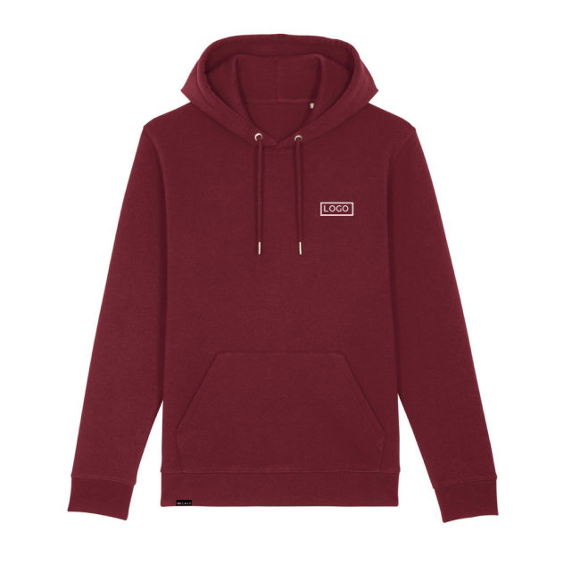 Sustainable Custom Organic Cotton Hoodie 85 Recycled Polyester v2