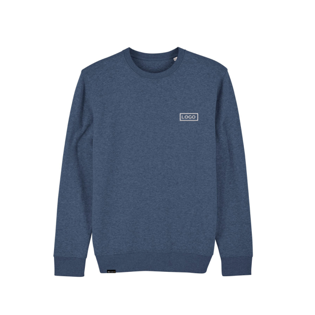 Sustainable Custom Organic Cotton Sweatshirt 85 Recycled Polyester v2