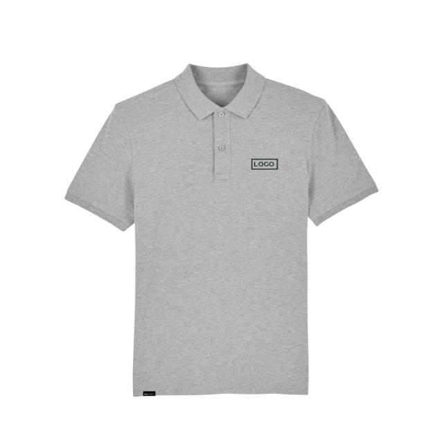 Sustainable Custom Unisex Organic Cotton Polo 100% Organic Cotton v2